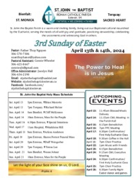 3rd Week of Easter