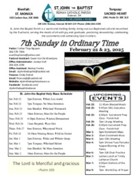 7th Sunday of Ordinary Time