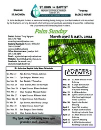 Palm Sunday 2024