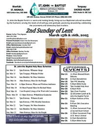 2nd Sunday of Lent